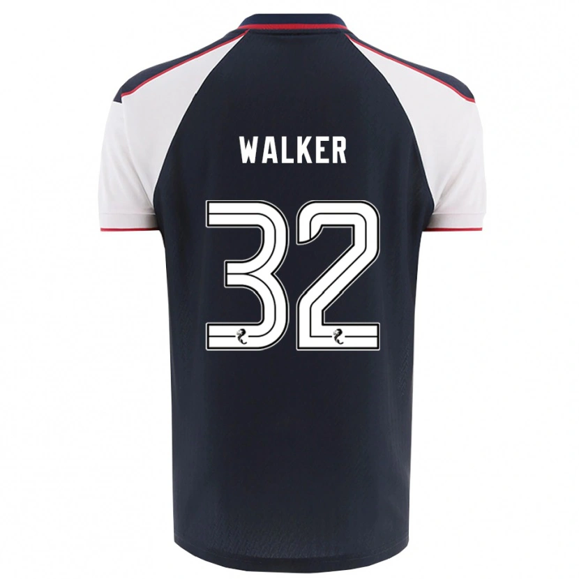 Danxen Donna Maglia Rhys Walker #32 Blu Navy Bianco Kit Gara Home 2025/26 Maglietta