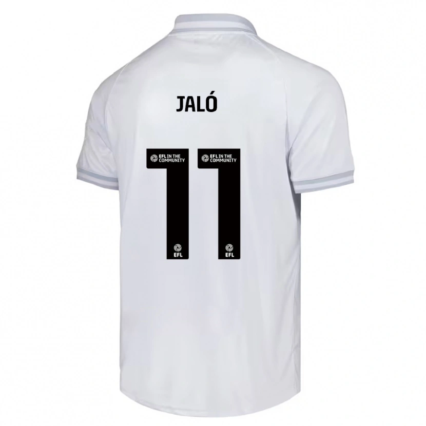 Danxen Donna Maglia Fábio Jaló #11 Bianco Grigio Nero Kit Gara Away 2025/26 Maglietta