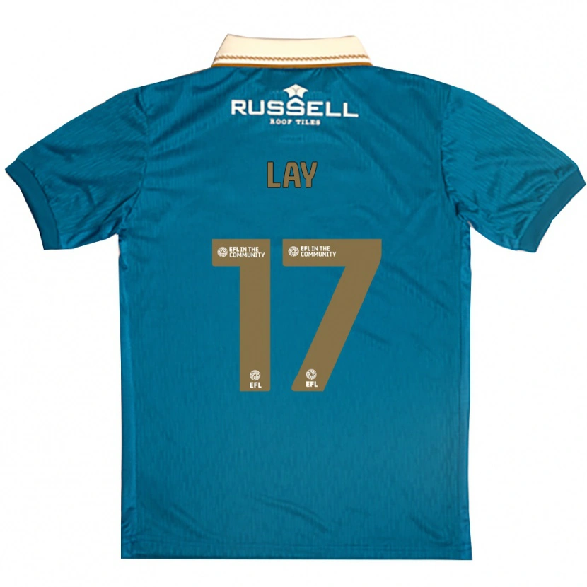 Danxen Donna Maglia Matty Lay #17 Azzurro Bianco Kit Gara Away 2025/26 Maglietta