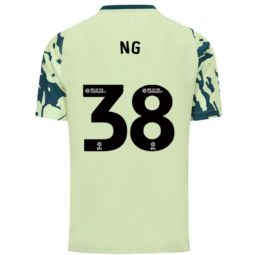 Danxen Donna Maglia Perry Ng #38 Verde Scuro Kit Gara Away 2025/26 Maglietta
