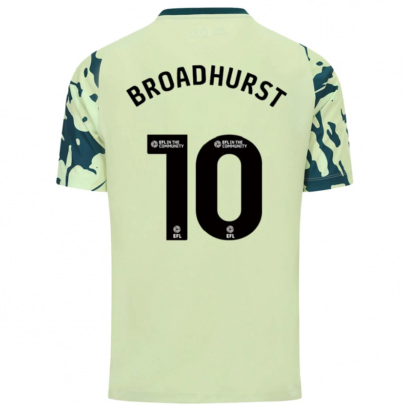 Danxen Donna Maglia Danielle Broadhurst #10 Verde Scuro Kit Gara Away 2025/26 Maglietta