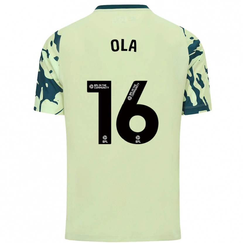 Danxen Donna Maglia Daniel Ola #16 Verde Scuro Kit Gara Away 2025/26 Maglietta