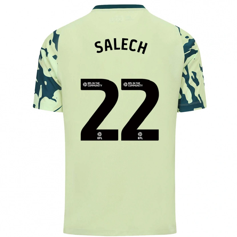 Danxen Donna Maglia Yousef Salech #22 Verde Scuro Kit Gara Away 2025/26 Maglietta