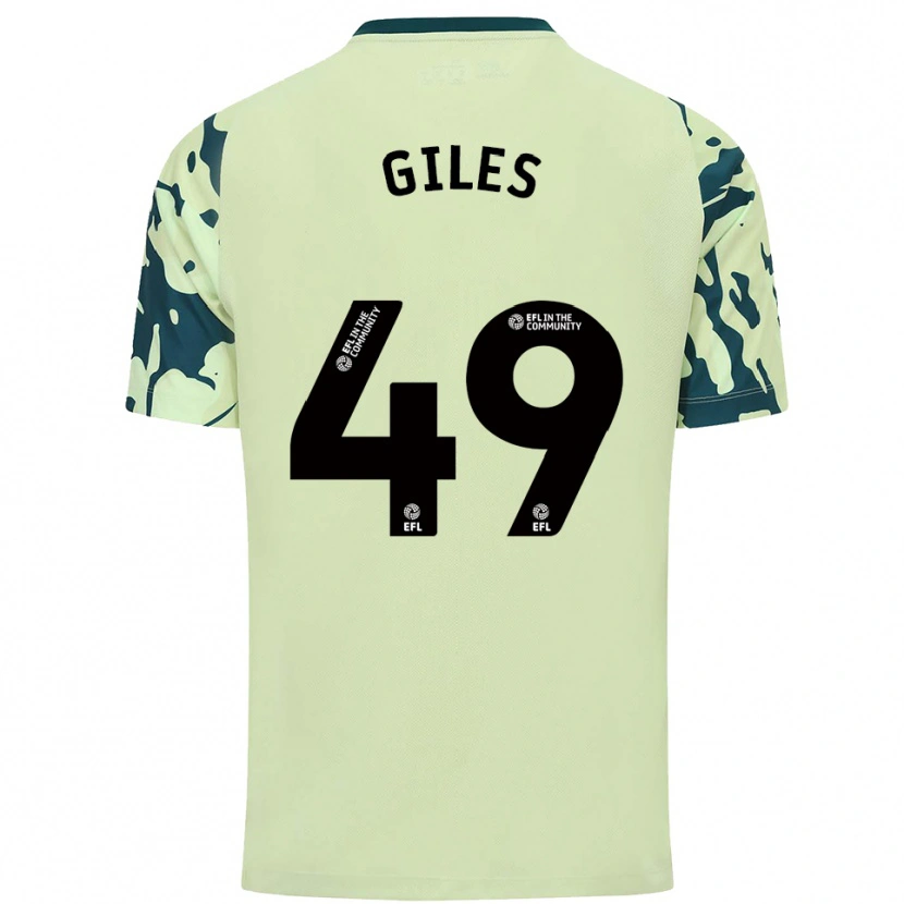 Danxen Donna Maglia Luey Giles #49 Verde Scuro Kit Gara Away 2025/26 Maglietta