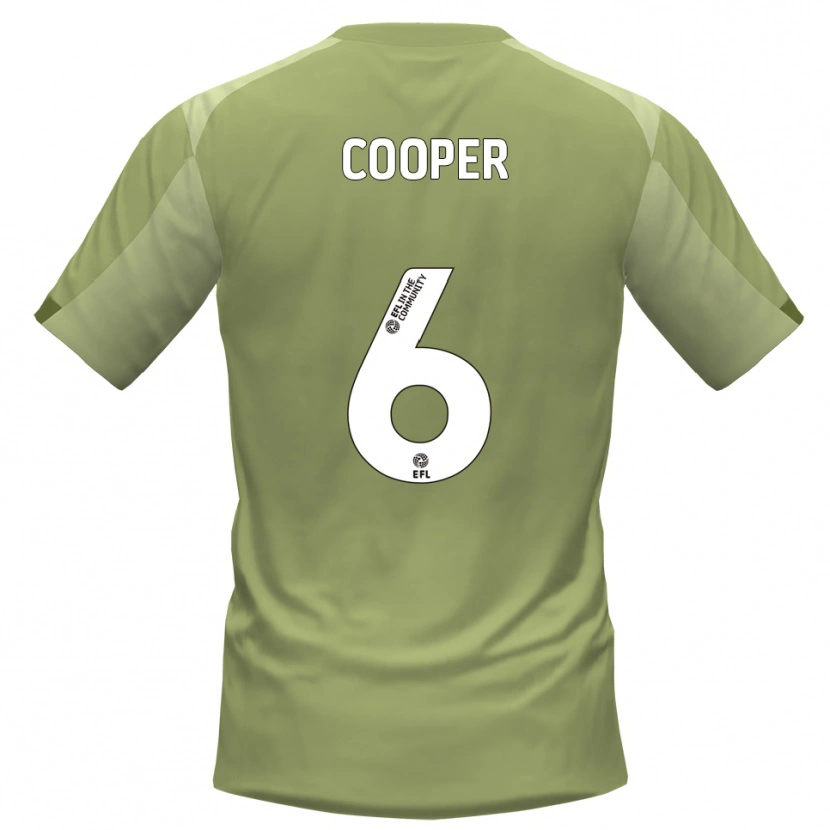 Danxen Donna Maglia Brandon Cooper #6 Salvia Champagne Kit Gara Away 2025/26 Maglietta
