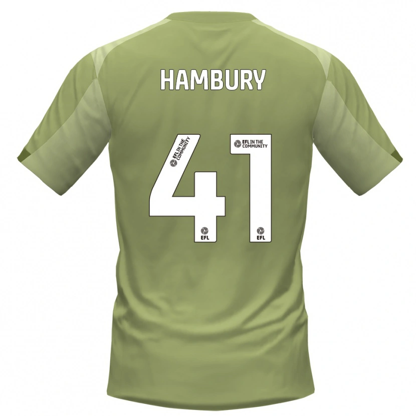 Danxen Donna Maglia Zack Hambury #41 Salvia Champagne Kit Gara Away 2025/26 Maglietta