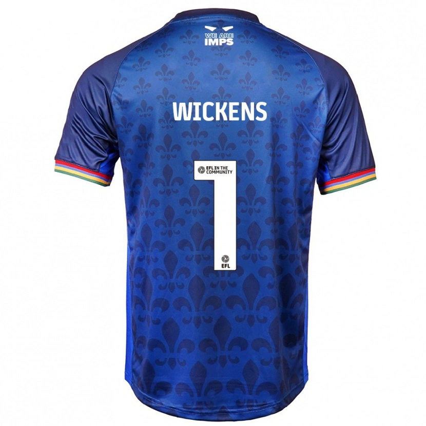 Danxen Donna Maglia George Wickens #1 Blu Navy Kit Gara Away 2025/26 Maglietta