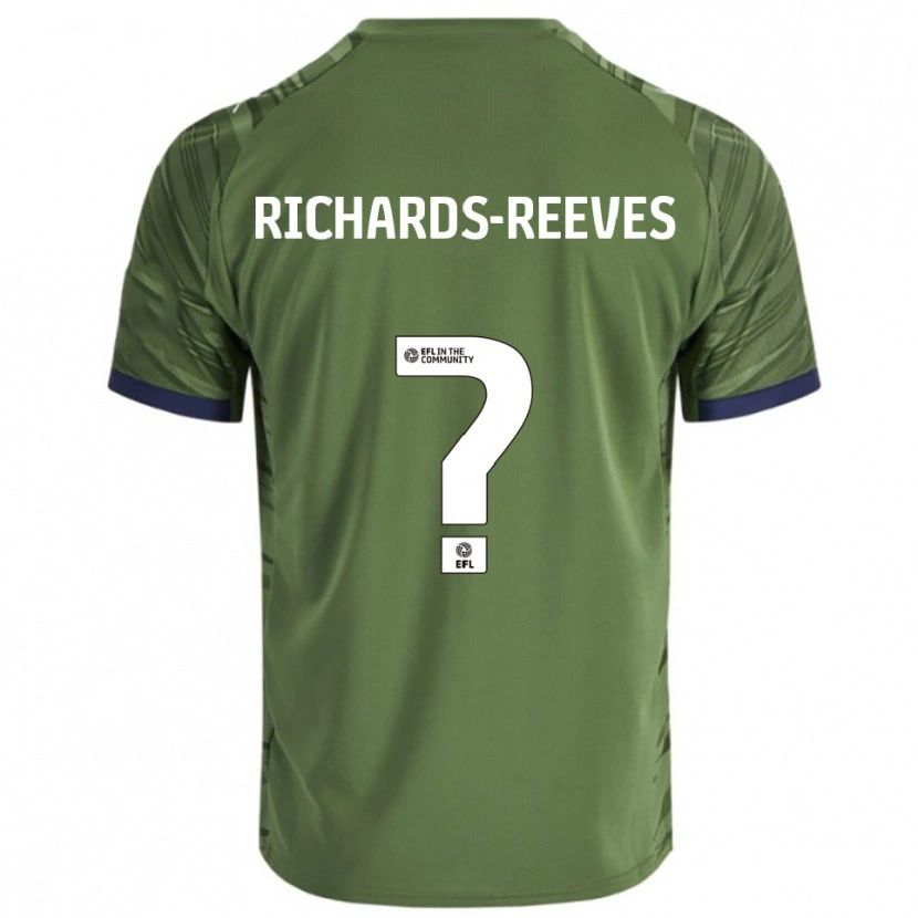 Danxen Donna Maglia Phoebe Richards-Reeves #0 Verde Bianco Kit Gara Away 2025/26 Maglietta