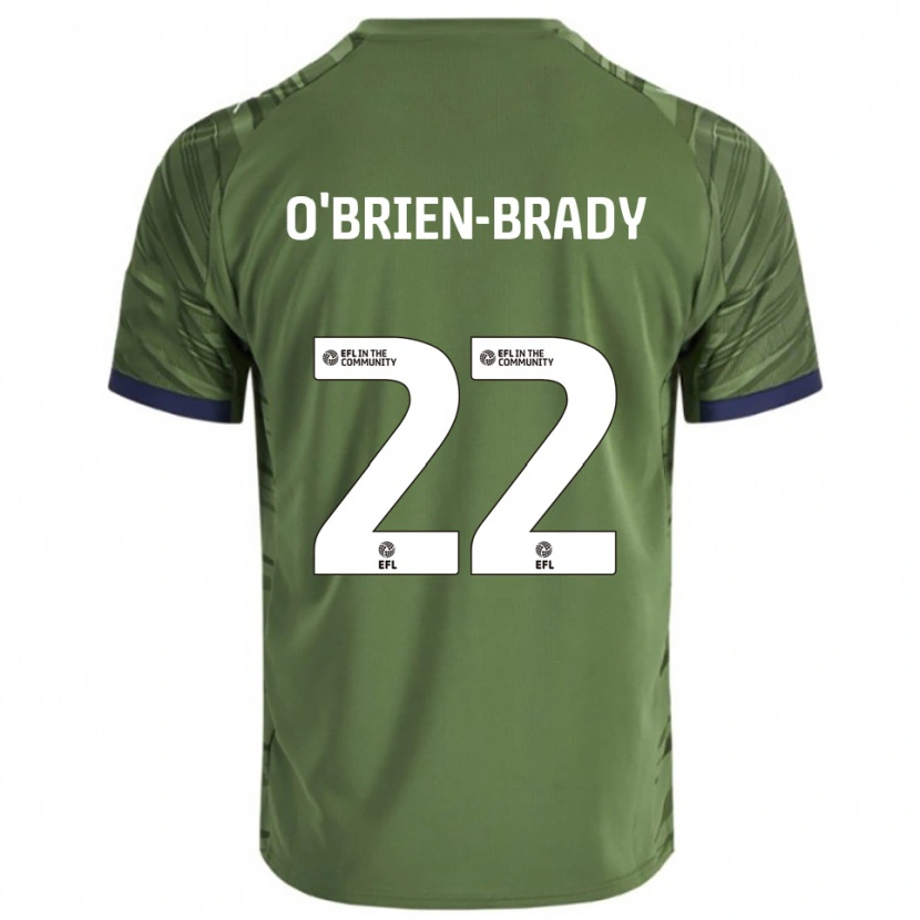 Danxen Donna Maglia Donay O'brien-Brady #22 Verde Bianco Kit Gara Away 2025/26 Maglietta
