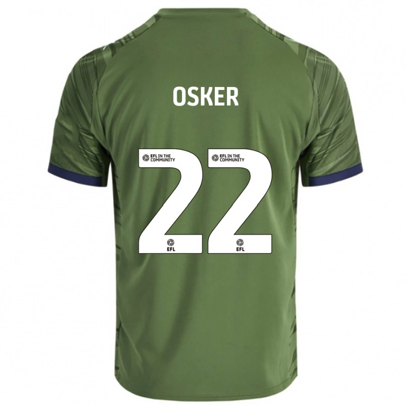 Danxen Donna Maglia Edyn Osker #22 Verde Bianco Kit Gara Away 2025/26 Maglietta