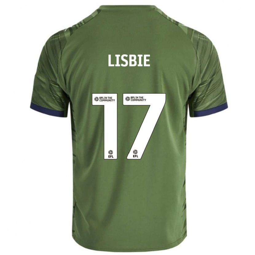 Danxen Donna Maglia Kyrell Lisbie #17 Verde Bianco Kit Gara Away 2025/26 Maglietta