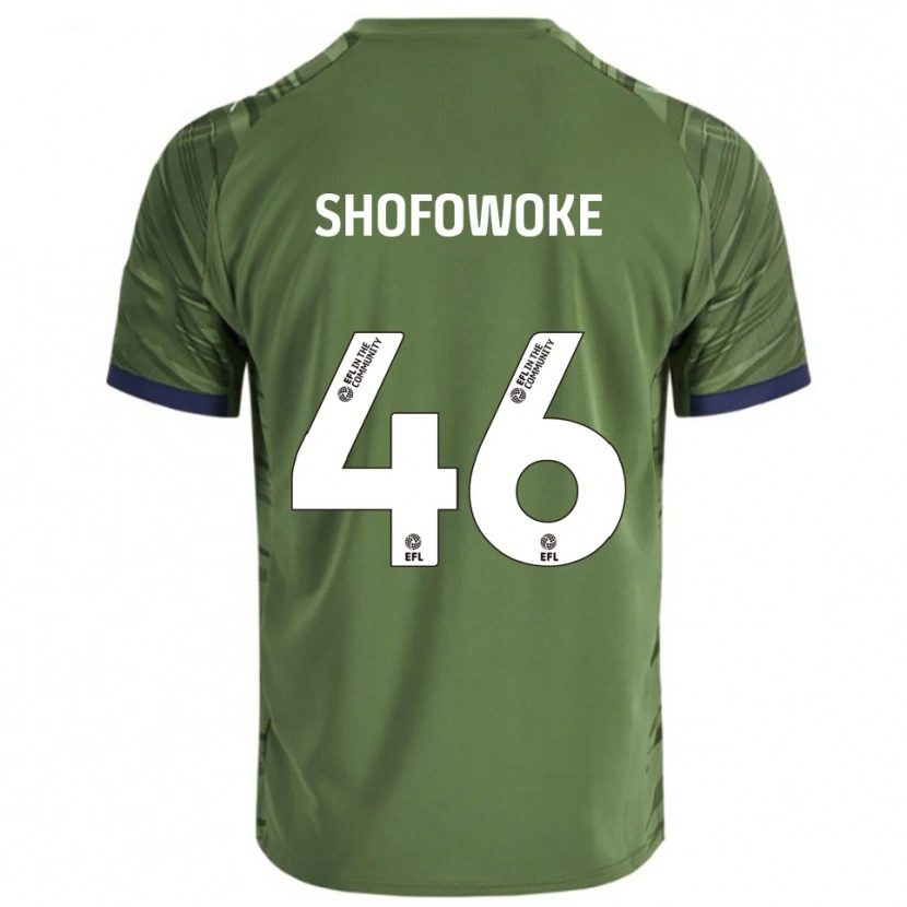 Danxen Donna Maglia Boluwatife Shofowoke #46 Verde Bianco Kit Gara Away 2025/26 Maglietta