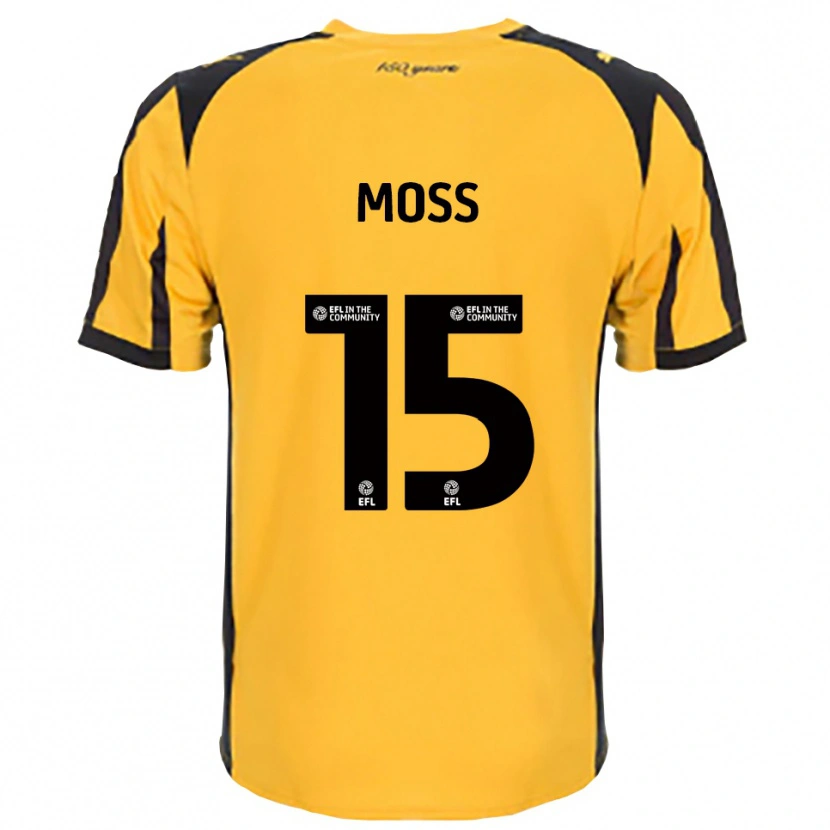 Danxen Donna Maglia Lucy Moss #15 Arancione Nero Kit Gara Away 2025/26 Maglietta