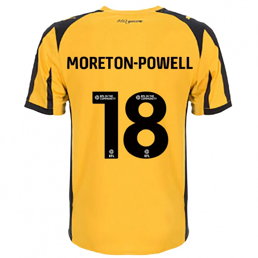 Danxen Donna Maglia Erin Moreton-Powell #18 Arancione Nero Kit Gara Away 2025/26 Maglietta