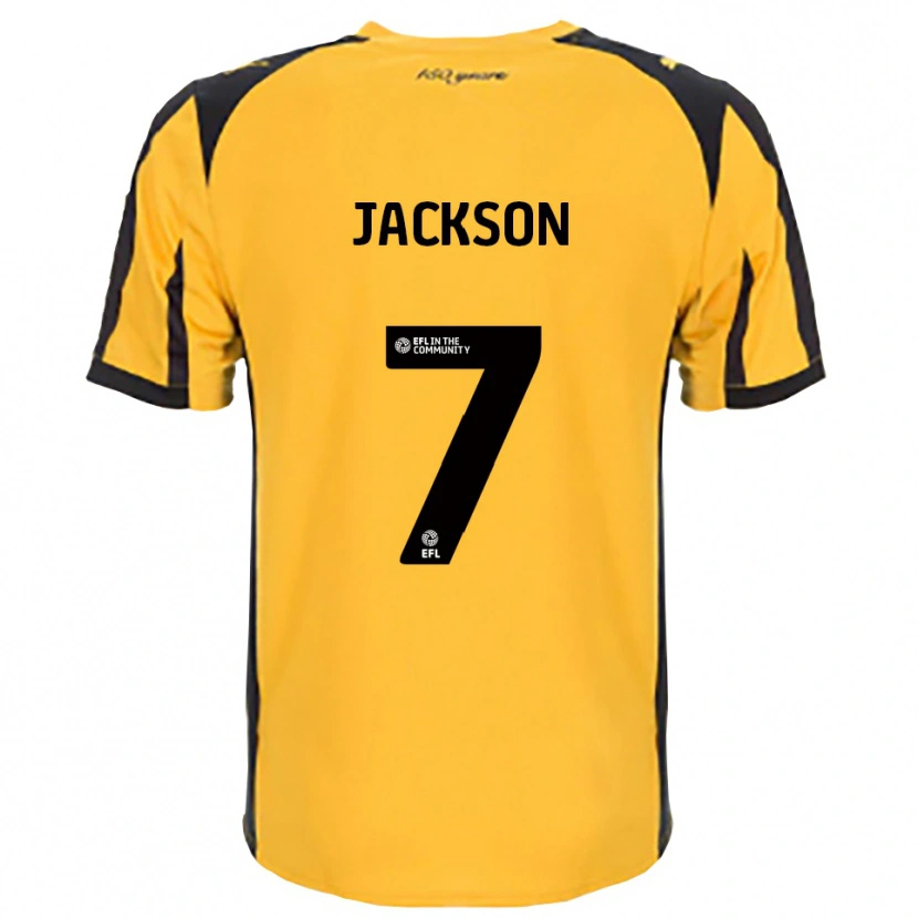 Danxen Donna Maglia Lily Jackson #7 Arancione Nero Kit Gara Away 2025/26 Maglietta