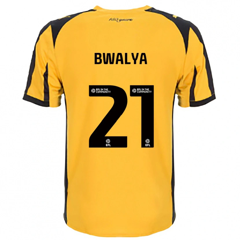 Danxen Donna Maglia Sophie Bwalya #21 Arancione Nero Kit Gara Away 2025/26 Maglietta