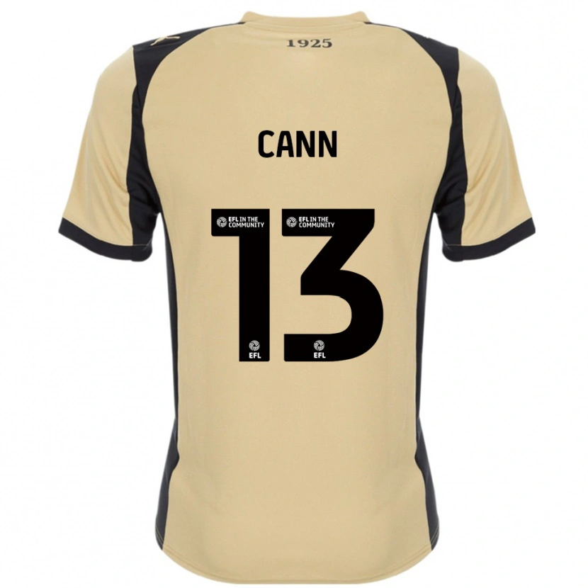 Danxen Donna Maglia Ted Cann #13 Oro Nero Kit Gara Away 2025/26 Maglietta