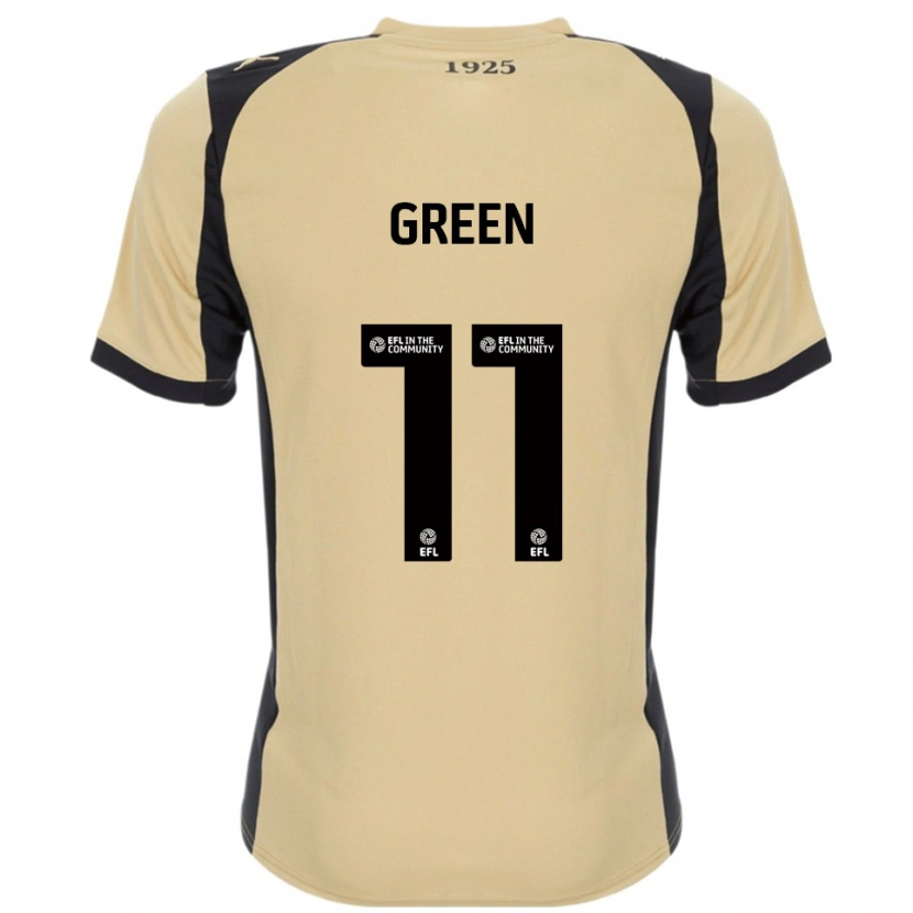 Danxen Donna Maglia Andre Green #11 Oro Nero Kit Gara Away 2025/26 Maglietta