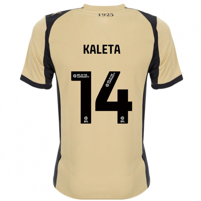 Danxen Donna Maglia Marvin Kaleta #14 Oro Nero Kit Gara Away 2025/26 Maglietta