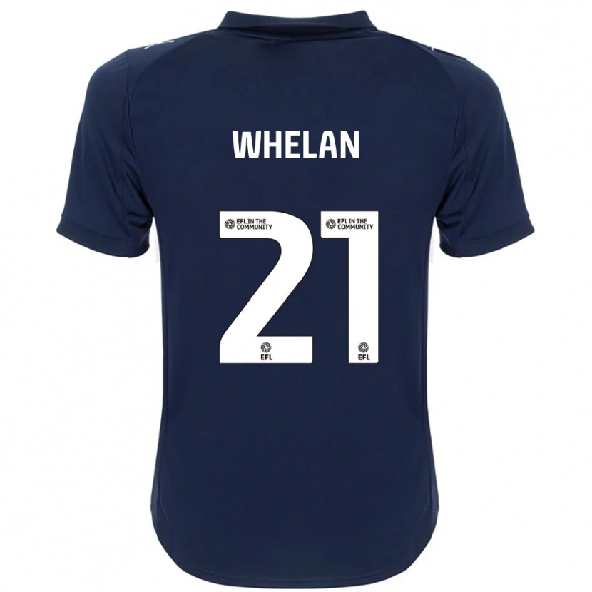 Danxen Donna Maglia Sophie Whelan #21 Blu Navy Bianco Kit Gara Away 2025/26 Maglietta