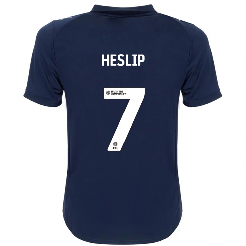 Danxen Donna Maglia Laura Heslip #7 Blu Navy Bianco Kit Gara Away 2025/26 Maglietta