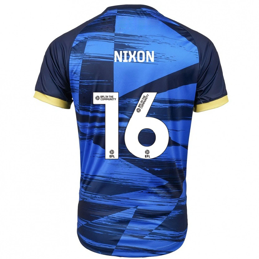 Danxen Donna Maglia Tom Nixon #16 Blu Navy Kit Gara Away 2025/26 Maglietta