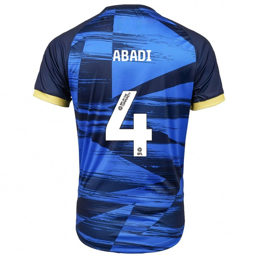 Danxen Donna Maglia Laila Abadi #4 Blu Navy Kit Gara Away 2025/26 Maglietta