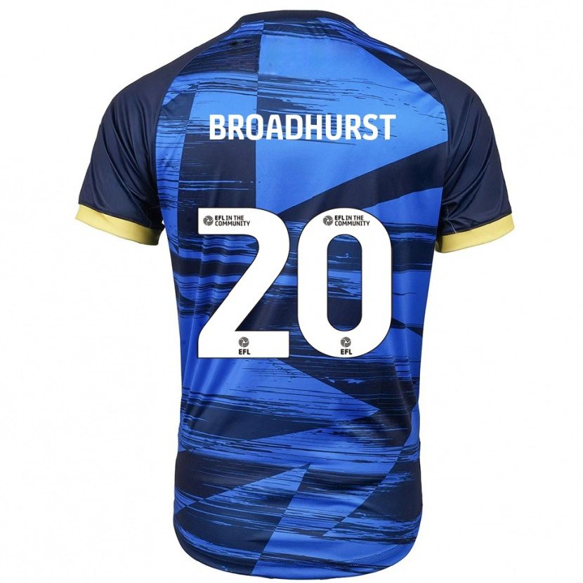 Danxen Donna Maglia Lilli-Mae Broadhurst #20 Blu Navy Kit Gara Away 2025/26 Maglietta