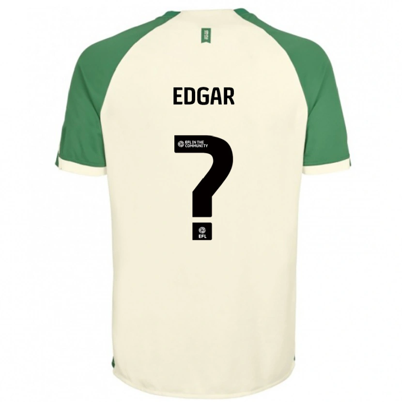 Danxen Donna Maglia Samantha Edgar #0 Bianco Sporco Verde Kit Gara Away 2025/26 Maglietta