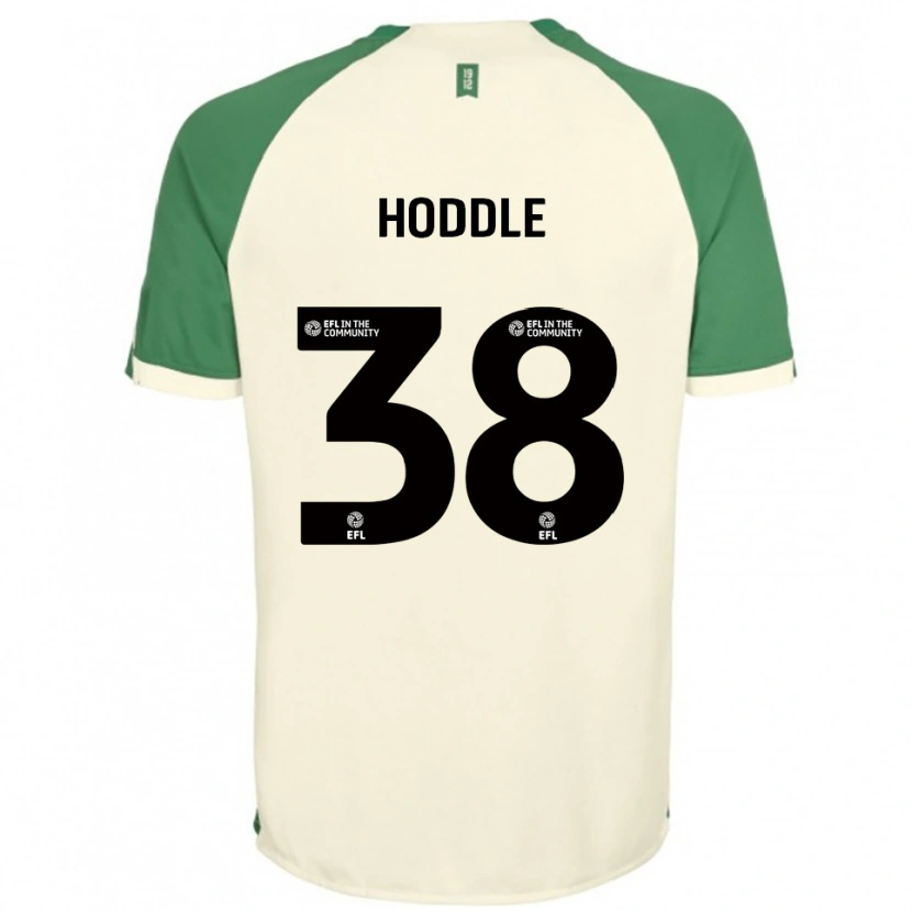 Danxen Donna Maglia George Hoddle #38 Bianco Sporco Verde Kit Gara Away 2025/26 Maglietta