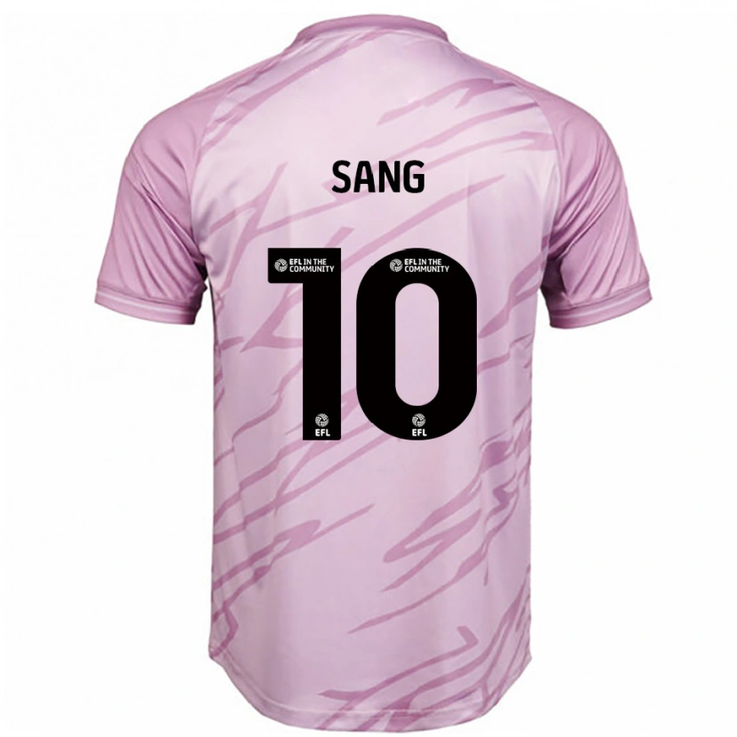 Danxen Donna Maglia Tom Sang #10 Rosa Nero Kit Gara Away 2025/26 Maglietta