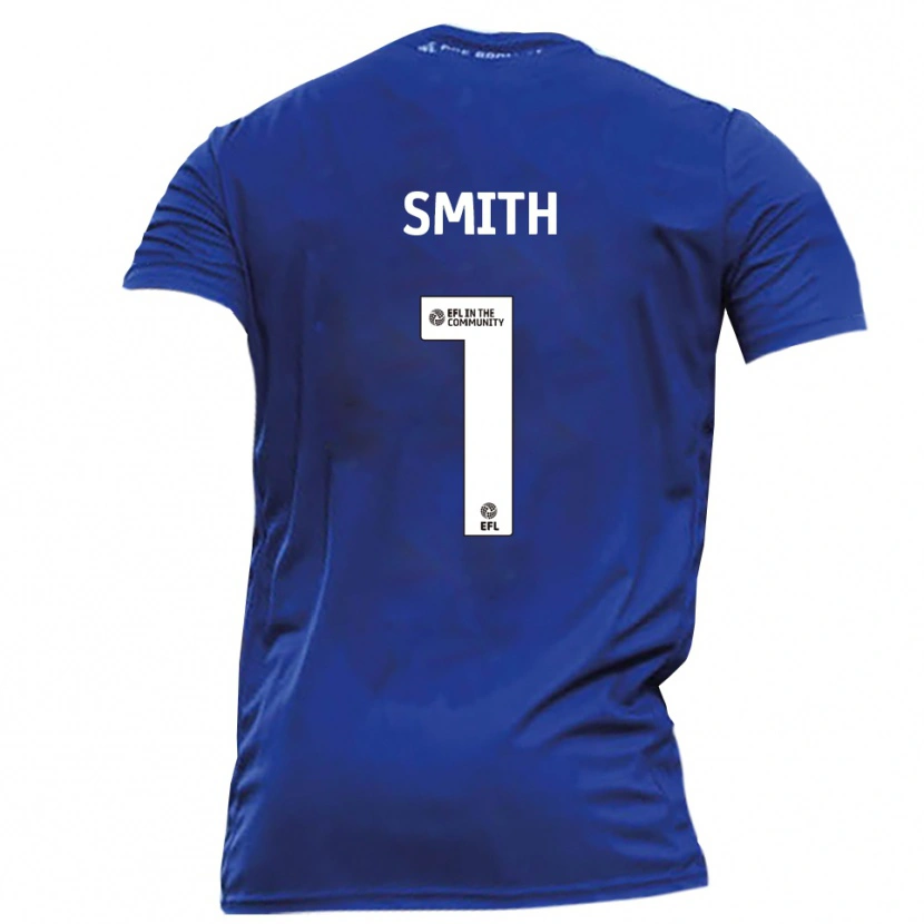 Danxen Donna Maglia Grant Smith #1 Blu Bianco Kit Gara Away 2025/26 Maglietta