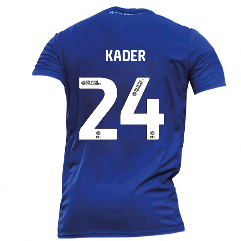Danxen Donna Maglia Soul Kader #24 Blu Bianco Kit Gara Away 2025/26 Maglietta