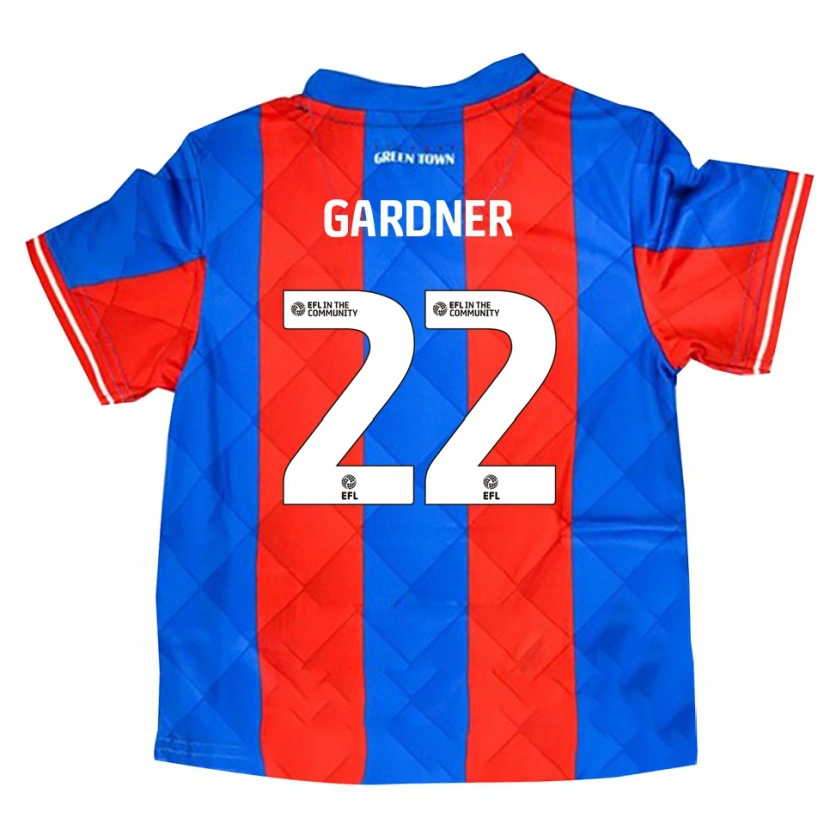 Danxen Donna Maglia Cameron Gardner #22 Blu Rosso Bianco Kit Gara Away 2025/26 Maglietta