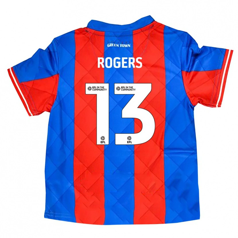 Danxen Donna Maglia Hayden Rogers #13 Blu Rosso Bianco Kit Gara Away 2025/26 Maglietta