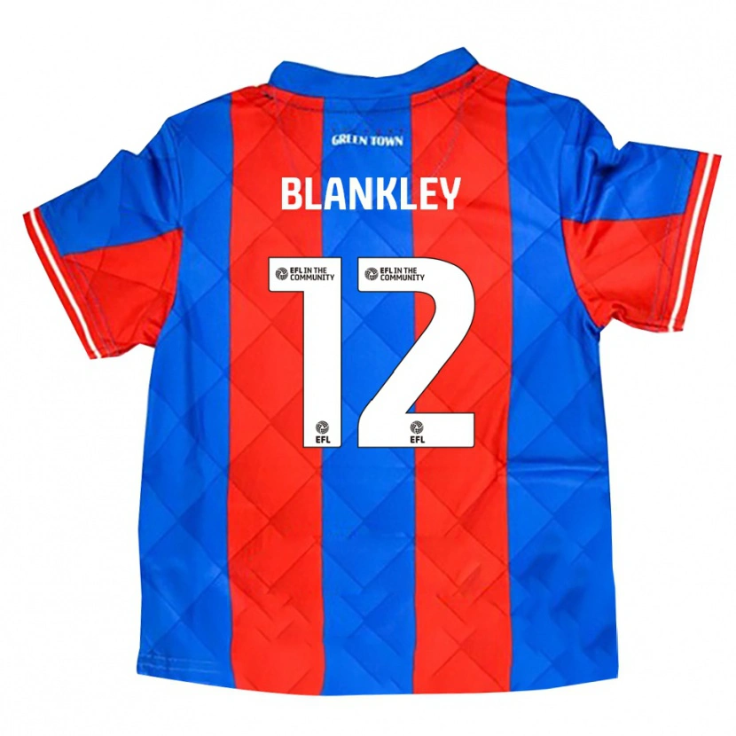 Danxen Donna Maglia Jaxon Blankley #12 Blu Rosso Bianco Kit Gara Away 2025/26 Maglietta