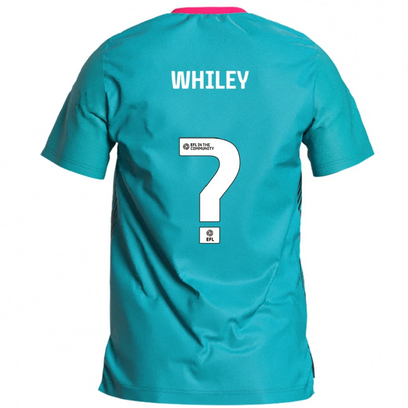 Danxen Donna Maglia Kate Whiley #0 Azzurro Rosa Kit Gara Away 2025/26 Maglietta