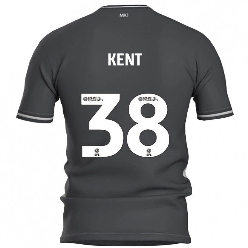 Danxen Donna Maglia Isabelle Kent #38 Grigio Argento Kit Gara Away 2025/26 Maglietta