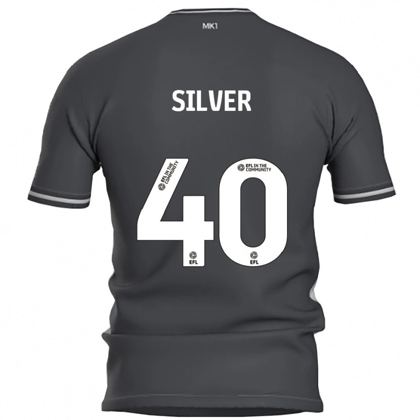 Danxen Donna Maglia Rian Silver #40 Grigio Argento Kit Gara Away 2025/26 Maglietta