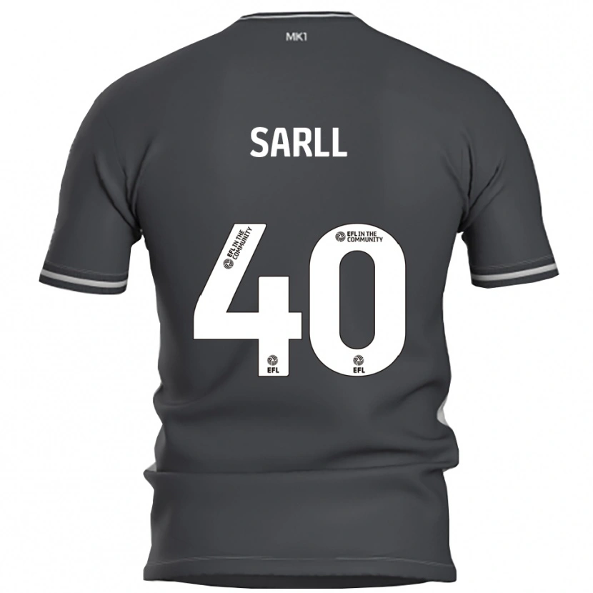 Danxen Donna Maglia Amelie Sarll #40 Grigio Argento Kit Gara Away 2025/26 Maglietta