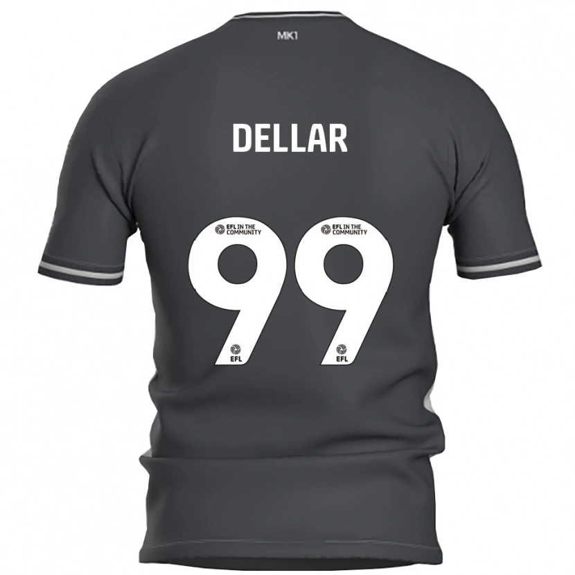 Danxen Donna Maglia Megan Dellar #99 Grigio Argento Kit Gara Away 2025/26 Maglietta