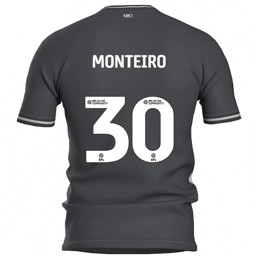 Danxen Donna Maglia Jesse Da Costa Monteiro #30 Grigio Argento Kit Gara Away 2025/26 Maglietta