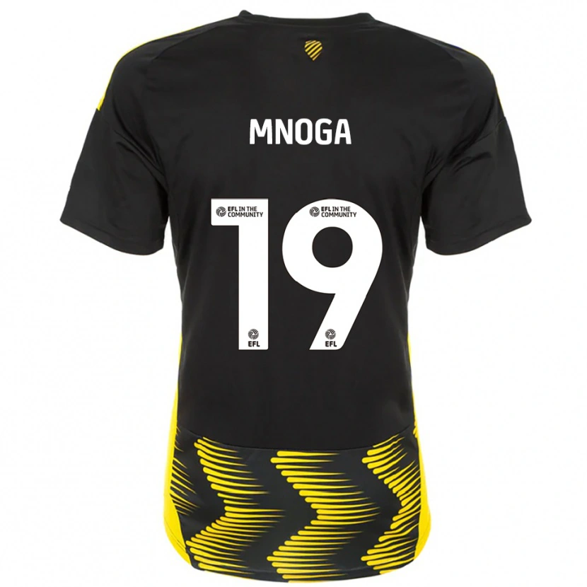 Danxen Donna Maglia Haji Mnoga #19 Nero Giallo Kit Gara Away 2025/26 Maglietta