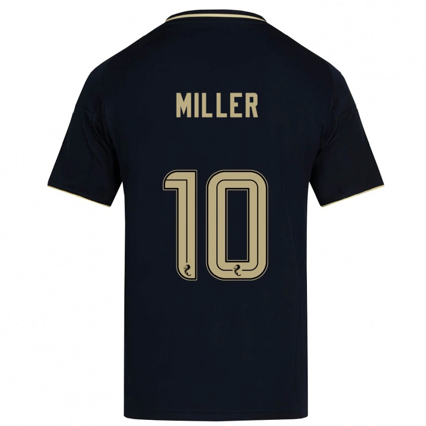 Danxen Donna Maglia Darcie Miller #10 Blu Navy Oro Kit Gara Away 2025/26 Maglietta