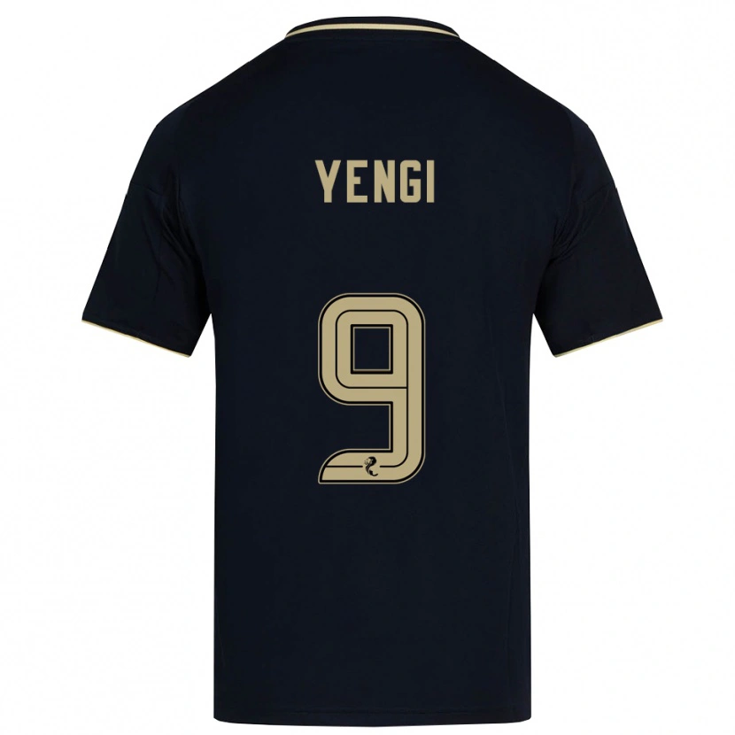 Danxen Donna Maglia Kusini Yengi #9 Blu Navy Oro Kit Gara Away 2025/26 Maglietta