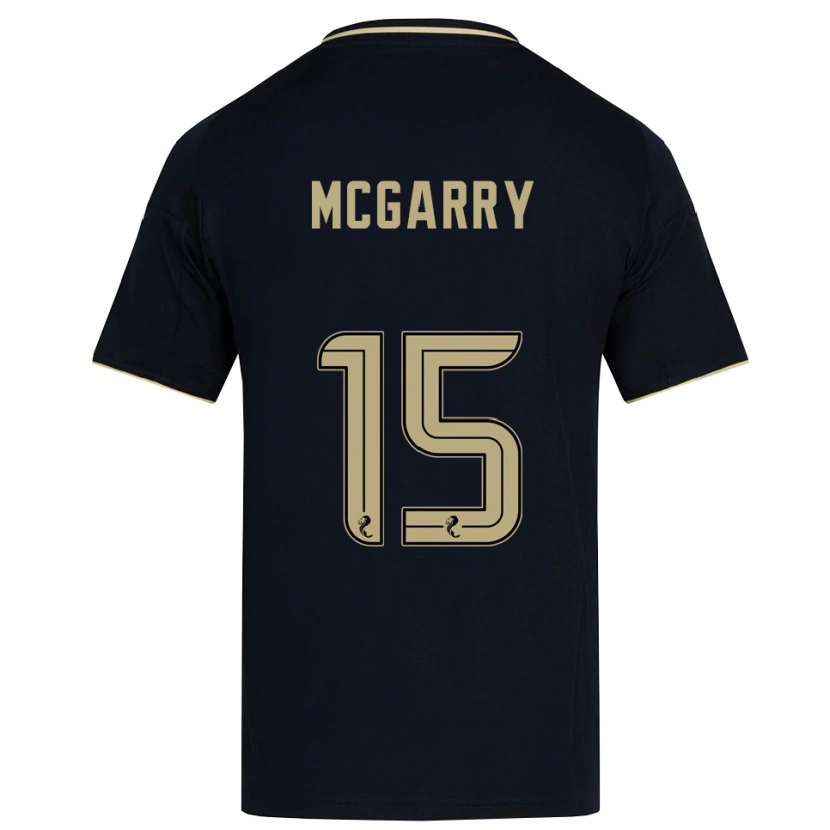 Danxen Donna Maglia James Mcgarry #15 Blu Navy Oro Kit Gara Away 2025/26 Maglietta