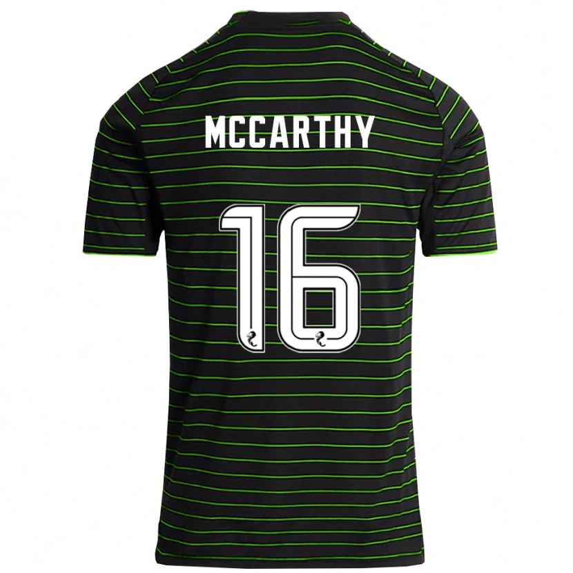 Danxen Donna Maglia James Mccarthy #16 Nero Verde Kit Gara Away 2025/26 Maglietta