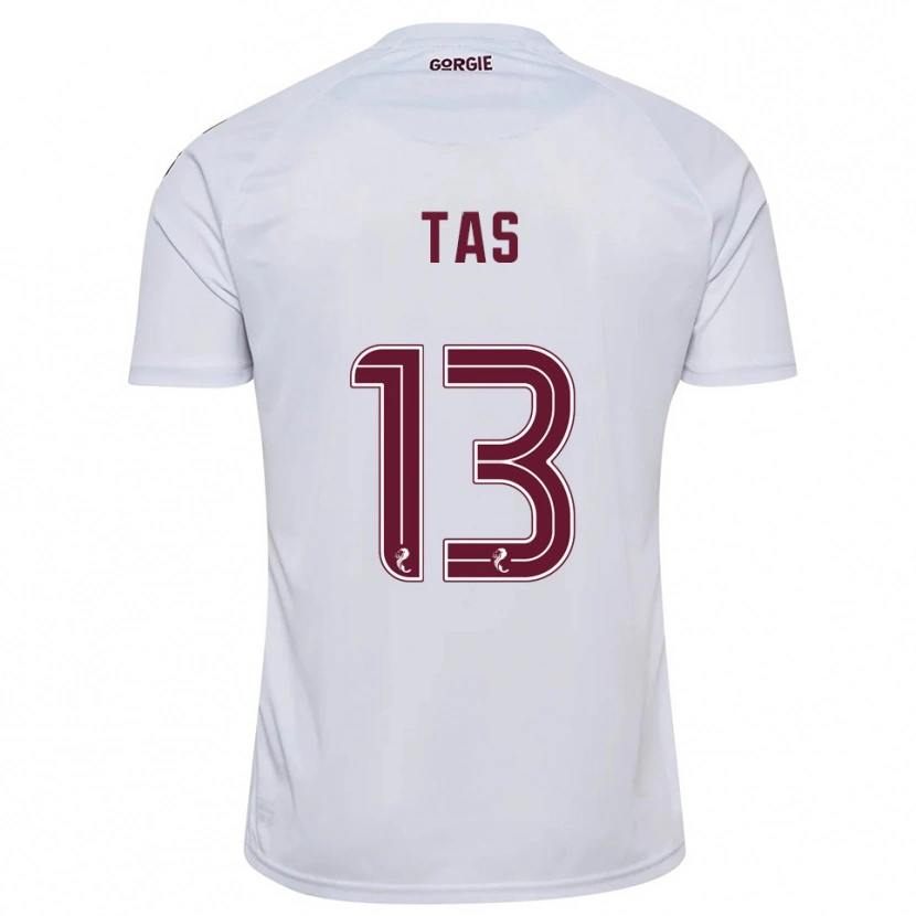 Danxen Donna Maglia Lyndon Tas #13 Bianco Bordeaux Kit Gara Away 2025/26 Maglietta