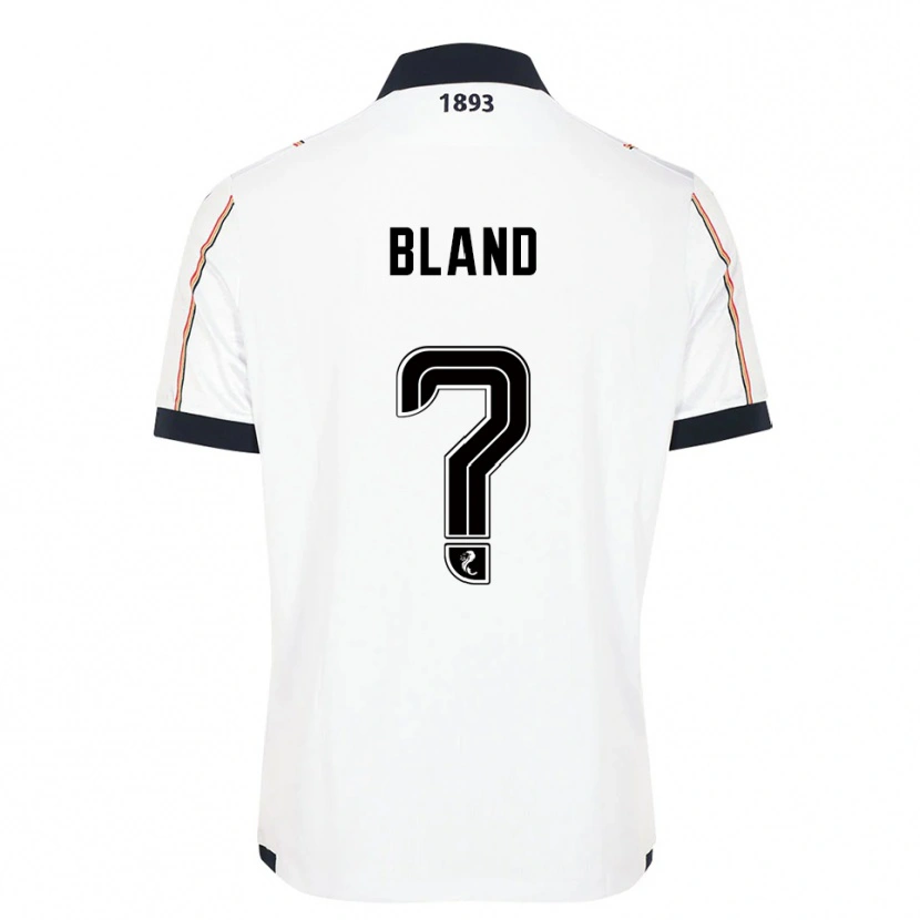 Danxen Donna Maglia Ryan Bland #0 Bianco Blu Navy Rosso Kit Gara Away 2025/26 Maglietta