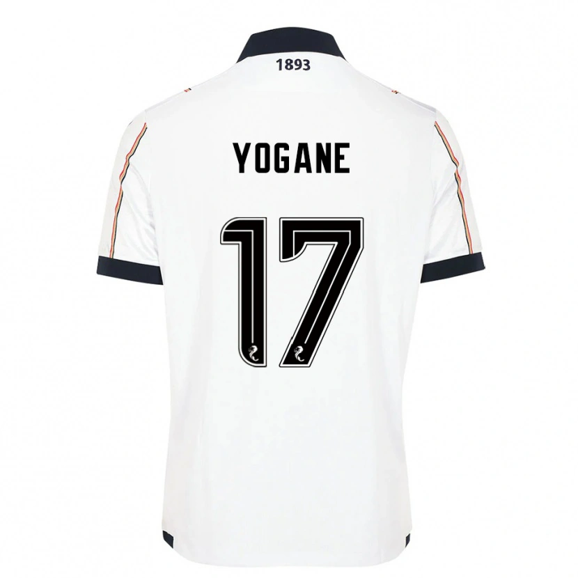 Danxen Donna Maglia Tony Yogane #17 Bianco Blu Navy Rosso Kit Gara Away 2025/26 Maglietta